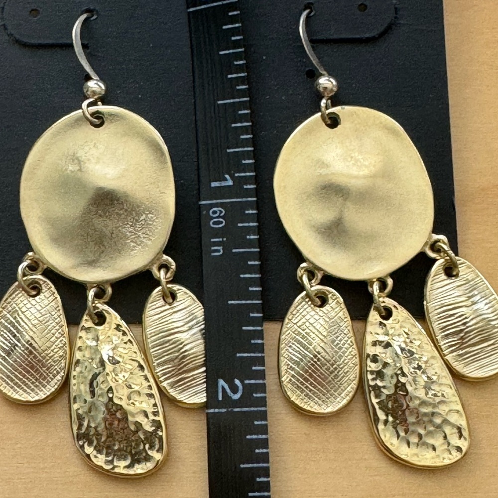 High-End Department Store Designer One of Kind Statement Earrings - Picture 5 of 7